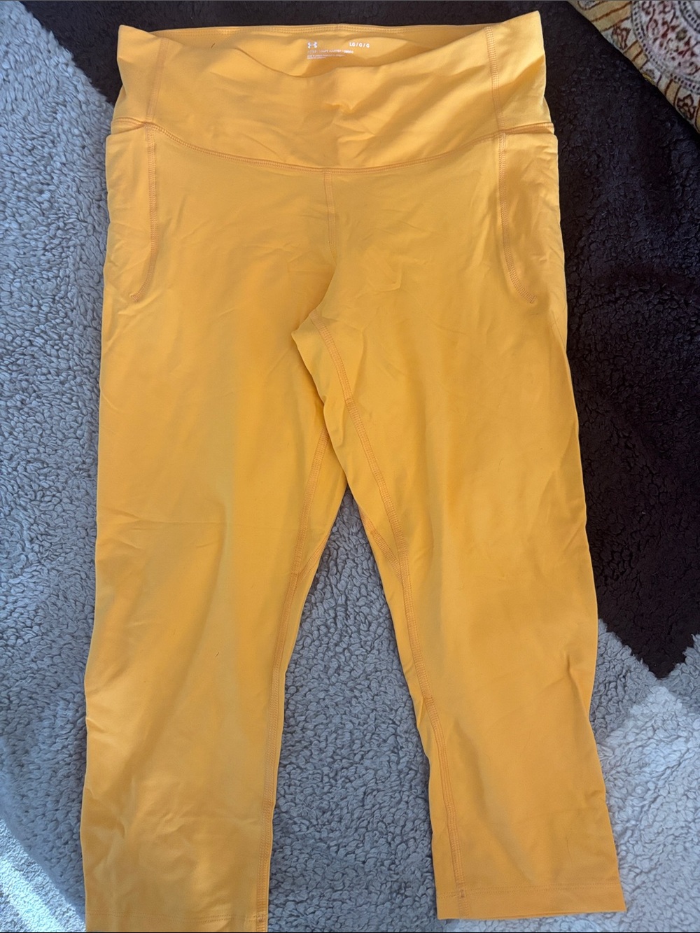 Under Armour Bright Yellow Capri Leggings
